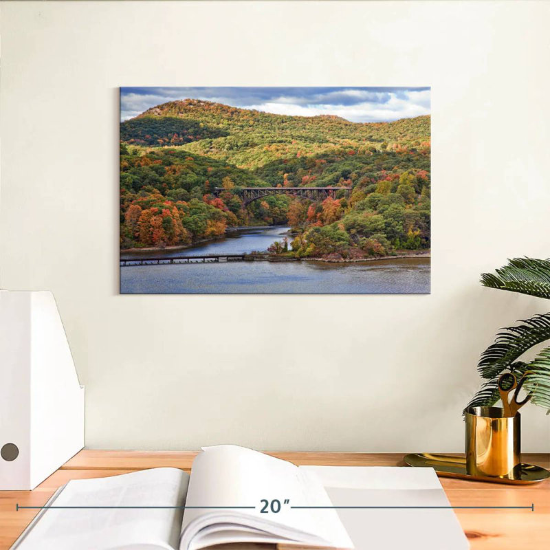 Alvord traversant la rivière Hudson Valley, H 8 po x l 12 po