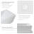 59" Freestanding Solid Surface Soaking Bathtub Thick Backrest Rectangle Tub In White