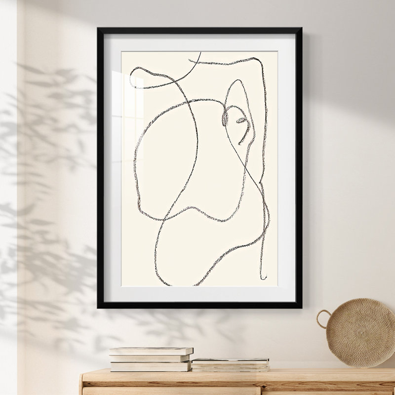 Ombre éthérée I - impression encadrée, Noir, H 28,5 po x l 20,5 po