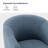 Dawson Boucle Barrel Chair With Metal Legs-1187788416
