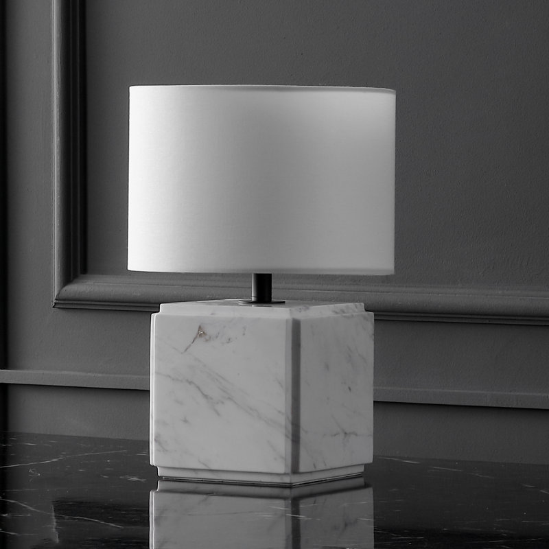 Zahra Standard Table Lamp, White