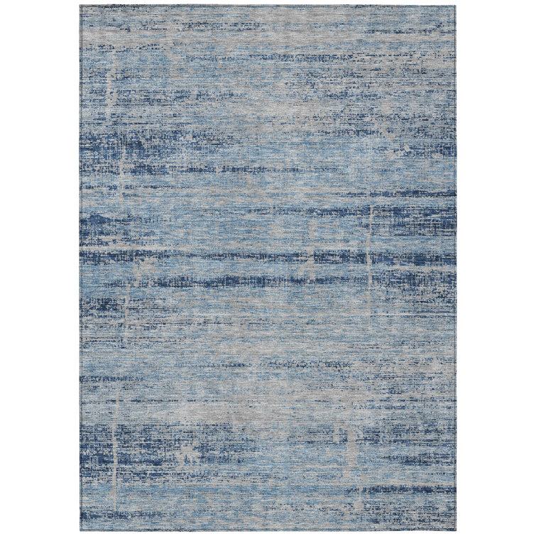 Ceajay Washable Abstract Indoor / Outdoor Rug