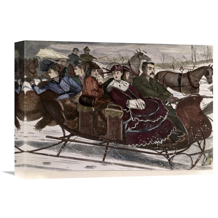 Christmas Belles Painting Print on Wrapped Canvas