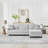 100” L-Shaped Sectional Sleeper Sofa
