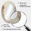 Miroir mural beige et or-1045761223