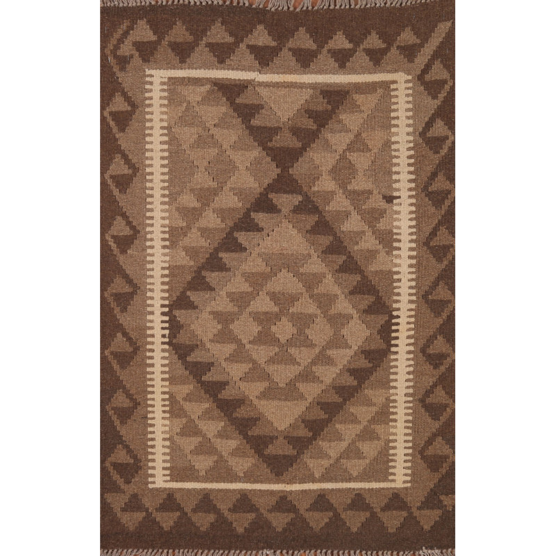 Tapis oriental géométrique Kilim 3 x 4