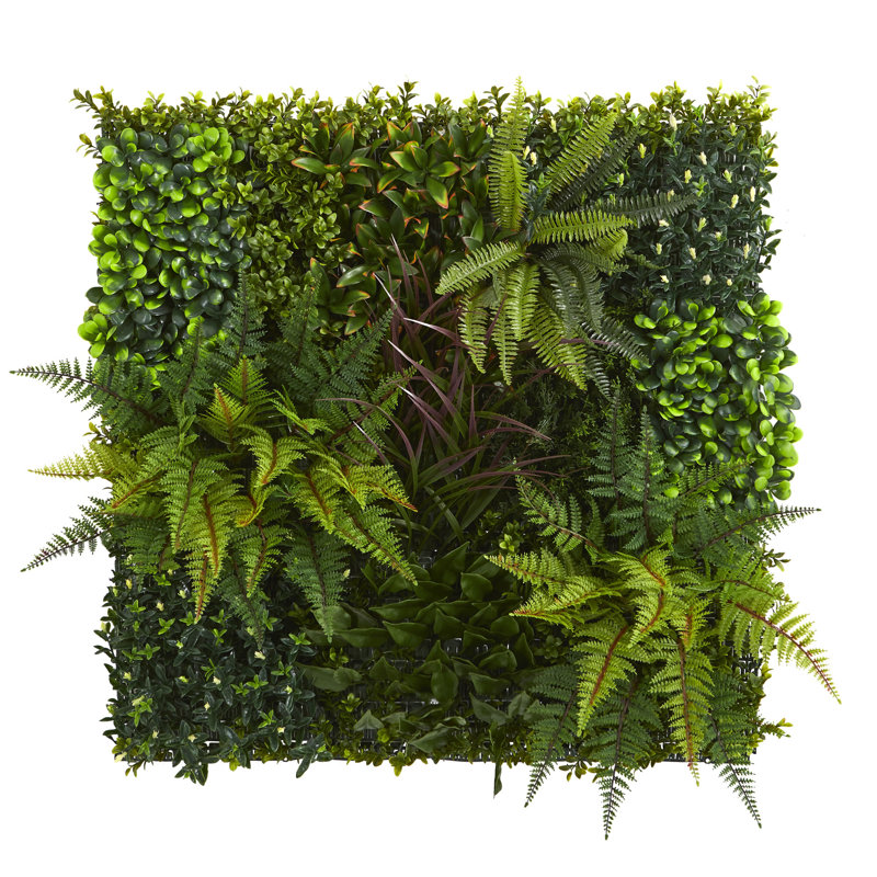 29in. x 29in. Artificial Living Wall UV Resistant (Indoor/Outdoor)