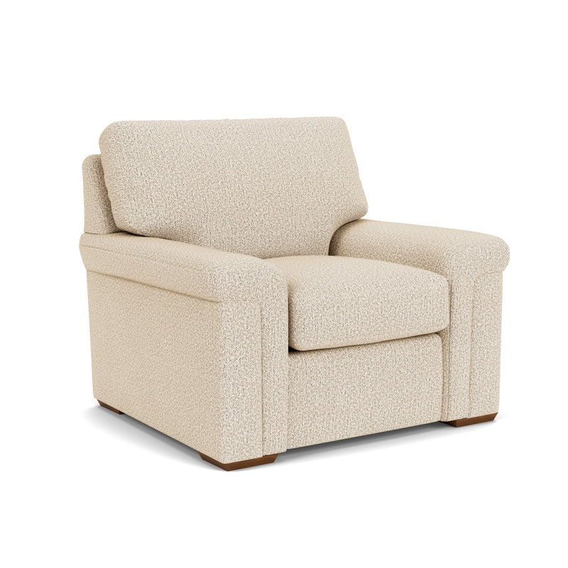 Chair And A Half, White Polypropylene/Olefin