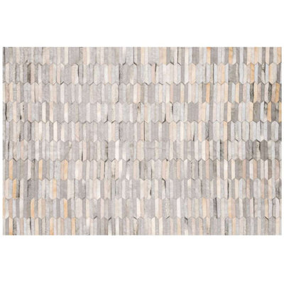 Art Hide Cowhide Area Rug in Gray
