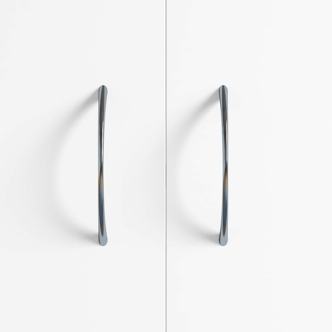 Vidaxl Handle Silver Stainless Steel Storage Hardware Furniture Accessories