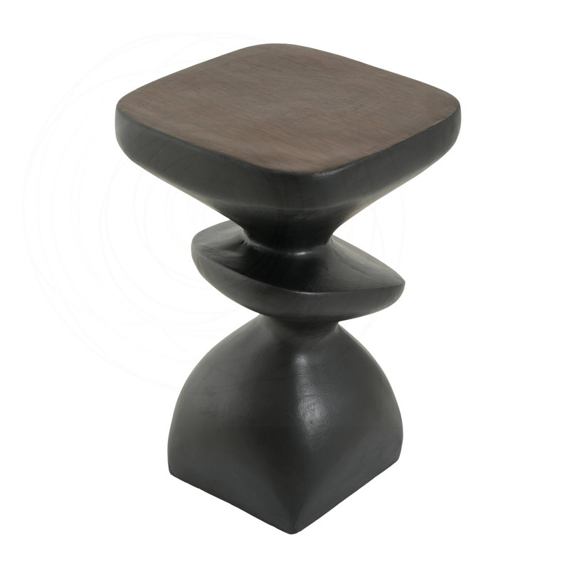 Abstract Tiered MGO Side Table Sculptural Design