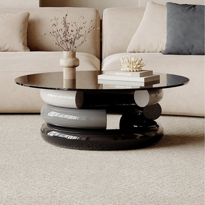 Table basse en verre trempé