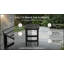Table d'appoint carrée Adirondack pour extérieur, table de patio, table de bout en PEHD pour jardin, terrasse, piscine, porche ou pelouse-168658596