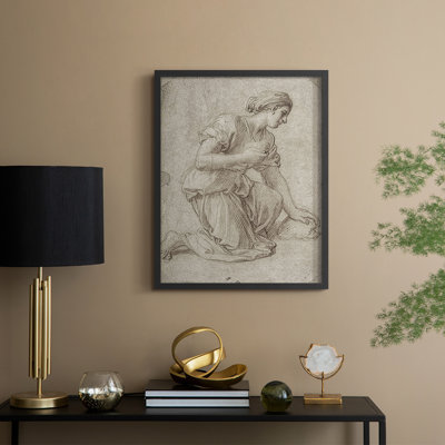 Vintage Sketch LXXXII Framed Print - Solid Wood