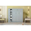 Lit escamotable double pleine grandeur avec tablettes-677547845-677547844