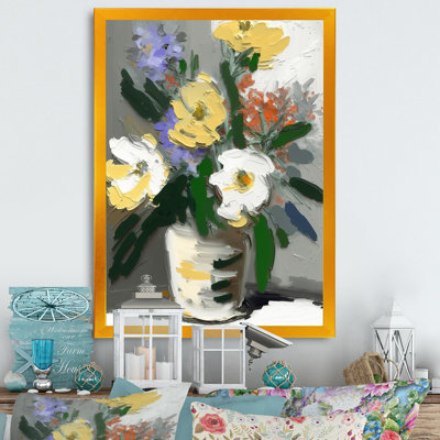 " Still Life With Blossoming White Flowers VI "
