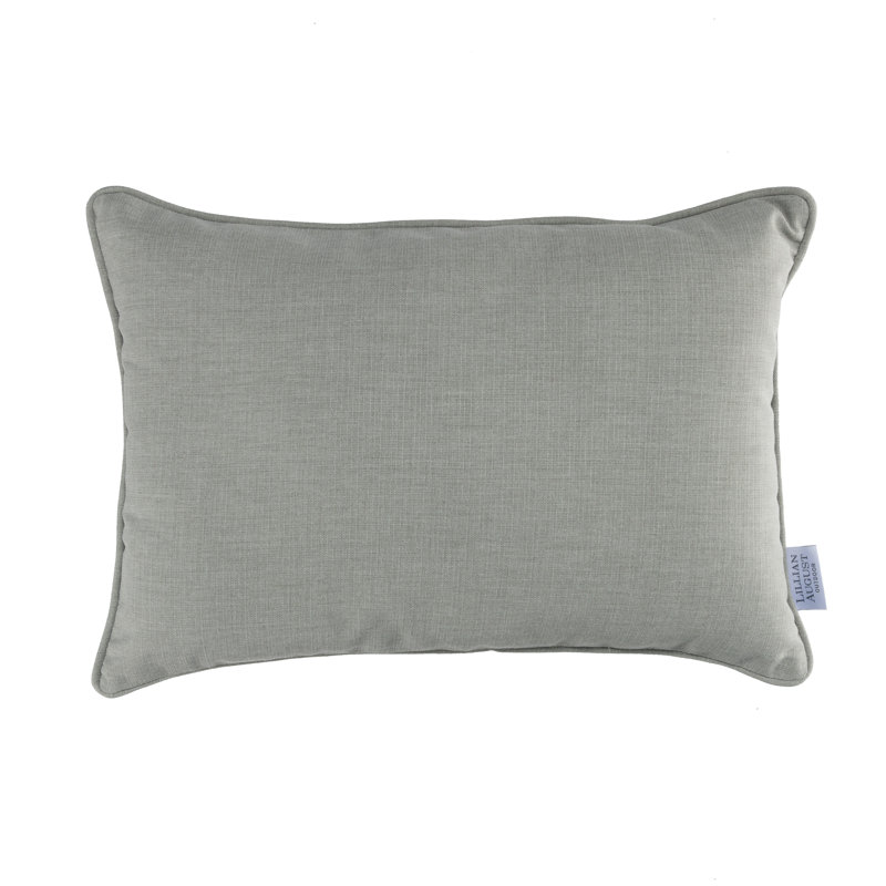 Housse de coussin Lillian August, Ciment, H 14 po x l 20 po