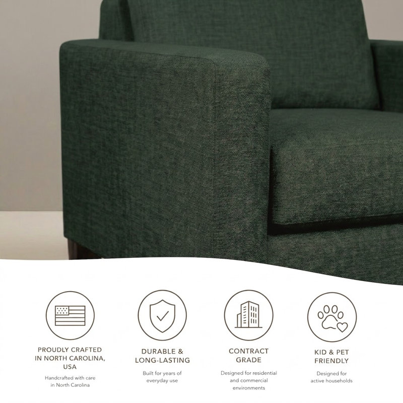 Henry Upholstered Chair, Antic Jade
