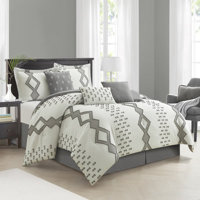 Pantissa Geometric 7 Piece Comforter Set