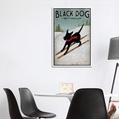 Black Dog Ski Co. I by Ryan Fowler - Print on Canvas