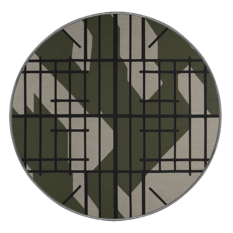 Camo Nexus Rug, Round 7'