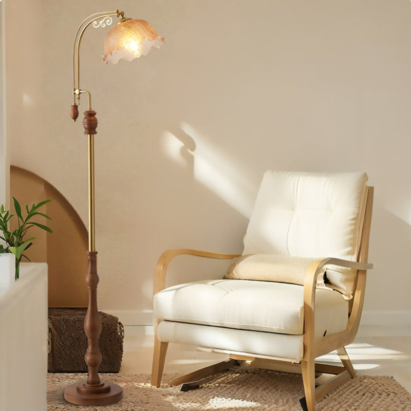 Lampe sur pied de luxe rétro