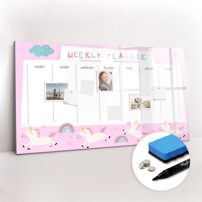 Magnetic Glass Dry Erase Board