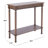 Elegant Hemenway 28'' Console Table – Neutral Finish, Turned Legs & Functional Lower Storage Shelf-353839705