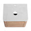 Meuble-lavabo de 91 cm (36 po) avec lavabo en céramique décorative, étagères de rangement et poignées inclinées de 114 cm (45 po) - Base en contreplaqué