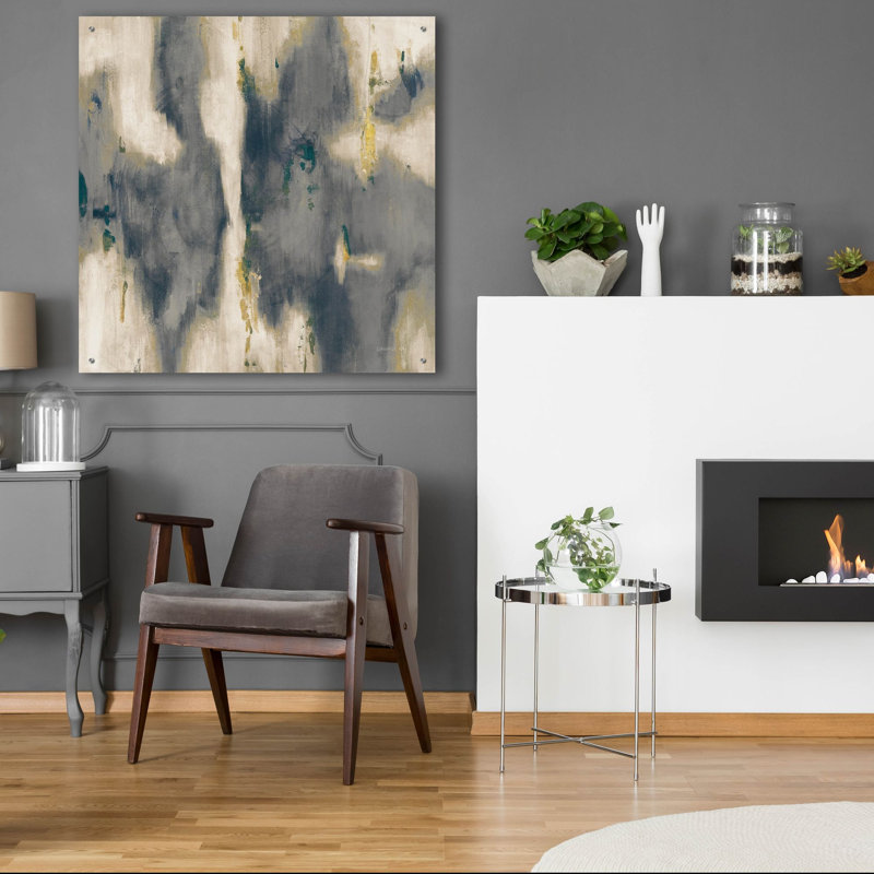 «Neutral Texture 1» par Danhui Nai, art mural en verre acrylique, H 36 po x l 36 po x P 0,2 po