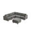 Canapé modulaire moderne, canapé-lit 6 places-117790151