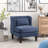 Elodie 27.5" Mid-Century Modern Armless Accent Chair-1583143902