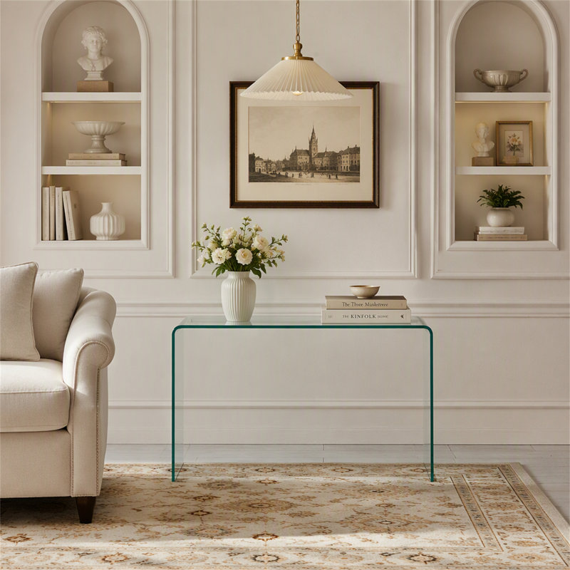 Console en verre