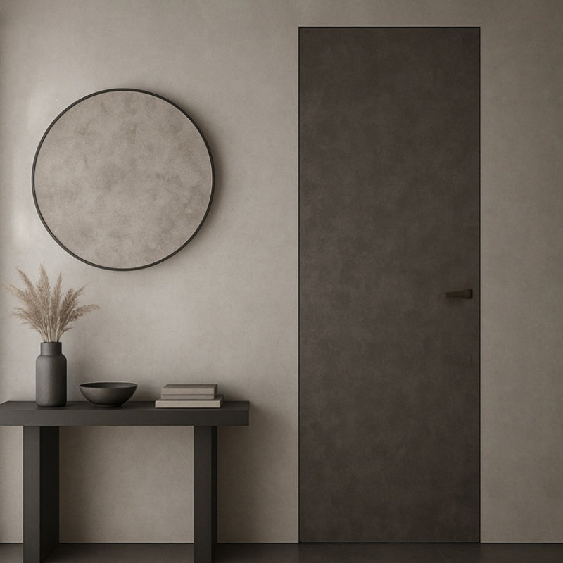 Porte standard en bois non fini Filo Muro, H 80 po x l 32 po