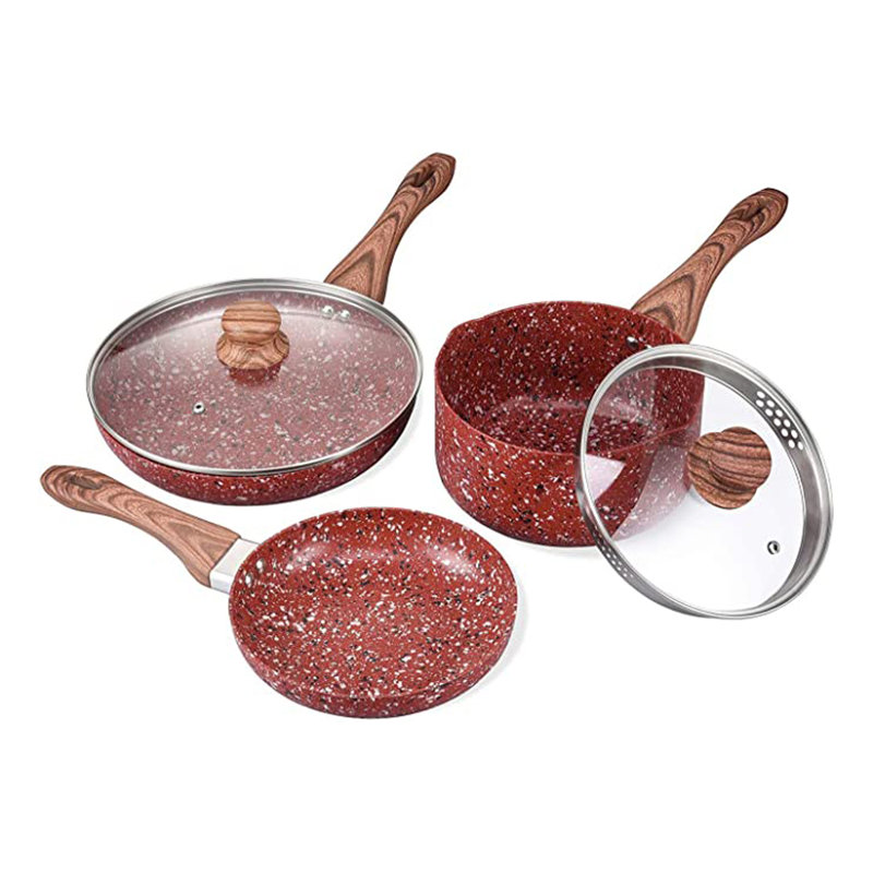 5 - Piece Non-Stick Aluminum Cookware Set