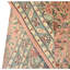Tapis rose et vert noué à la main de haute qualité