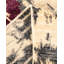 Tapis ivoire / gris / rouge en laine noué à la main de conception unique 8 pi x 10 pi 2 po Awo