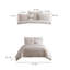 Ensemble d'édredon blanc en microfibre-1791003958