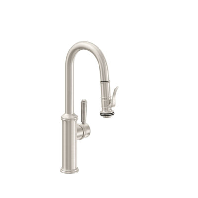 Davoli Pull-Down Prep/Bar Faucet with Squeeze Sprayer