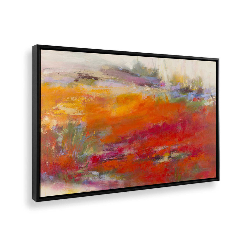 Impression sur toile «Slow Burn» par Janet tantesne, «Floater», reproduction encadrée sans passe-par, Noir, H 12 po x l 18 po