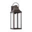 Petite lanterne murale d'extérieur 1 lumière avec verre transparent Parker-70886151-124538580