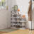  5-Tier Small Shoe Rack Foldable X-Shaped Design Storage Rack Saves Space Shoe Storage Rack Suitable For Home, Dormitory, Office-1083207933
