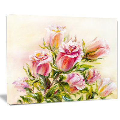 " Rose Floral " Oil Print