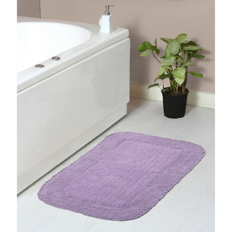 Maytham Bath Rug, Rectangle - 21" W x 34" L, Purple