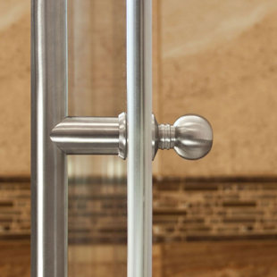 Porte de douche coulissante simple sans cadre de l 44 à 48 po x H 76 po Cayman
