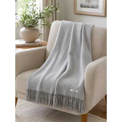 Small Check Pattern Throw