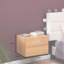 Haidar 42cm W Solid + Manufactured Wood Bedside Table-1521628498