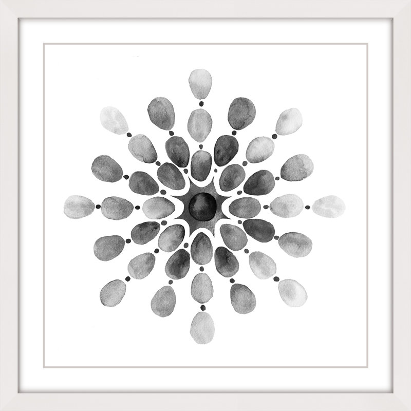 «From intérieur» - Impression sur papier encadrée, H 18 po x l 18 po x P 1,5 po, Cadre blanc