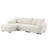 110" Modular Sectional Sofa, L Shape With Extra-Large Seat, Pull-Line Design, Movable Ottoman, High Density Foam, Free Combination, Sturdy Metal&Wood Frame, Boucle Fabric, 3 Colors-459771833