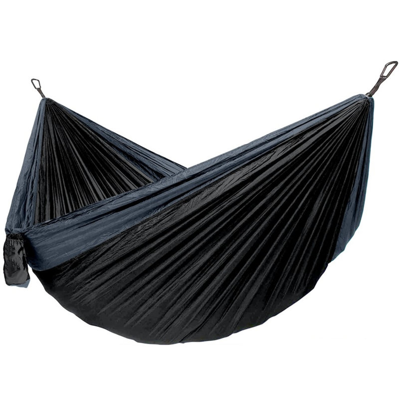1 Person Classic Hammock, Black/Gray